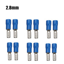 Load image into Gallery viewer, 100/50Pcs 2.8mm 4.8mm 6.3mm Insulated Seal Spade Wire Connector Female Crimping Terminals Electrical Crimp Terminal Set
