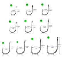 Load image into Gallery viewer, 100pcs Fishing Hooks Set Carbon Steel Single Circle Fishhook Fly Fishing Jip Barbed Carp Hooks Sea Tackle Accessories
