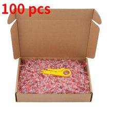 Load image into Gallery viewer, 100pcs Heat Shrink Butt Splice Connectors Wire Connector Heat Sleeve Tube Electrical Splice Solder Cable Heat Shrink with Solder
