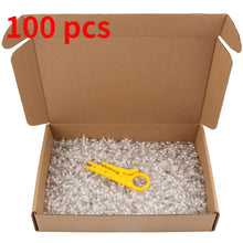 Load image into Gallery viewer, 100pcs Heat Shrink Butt Splice Connectors Wire Connector Heat Sleeve Tube Electrical Splice Solder Cable Heat Shrink with Solder
