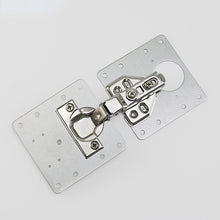 Load image into Gallery viewer, 1/2/4/8PCS Hinge Repair Plate Resistant Stainless Steel Furniture Mounted Plate Cabinet Door Hinges Repair Mount Tool
