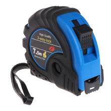 Load image into Gallery viewer, 5m 7.5m Retractable Tape Measure 3-Way-Lock Metric Rubber Measuring Tape Rule C5AC
