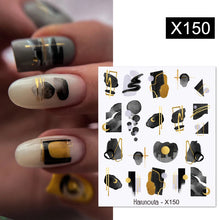 Load image into Gallery viewer, 1 Sheet Nail Water Decals Transfer Lavender Spring Flower Leaves Nail Art Stickers Nail Art Manicure DIY
