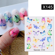 Load image into Gallery viewer, 1 Sheet Nail Water Decals Transfer Lavender Spring Flower Leaves Nail Art Stickers Nail Art Manicure DIY
