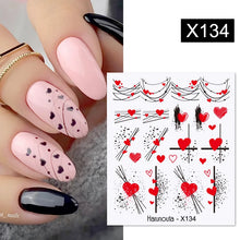 Load image into Gallery viewer, 1 Sheet Nail Water Decals Transfer Lavender Spring Flower Leaves Nail Art Stickers Nail Art Manicure DIY
