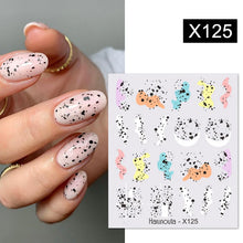 Load image into Gallery viewer, 1 Sheet Nail Water Decals Transfer Lavender Spring Flower Leaves Nail Art Stickers Nail Art Manicure DIY
