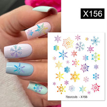 Load image into Gallery viewer, 1 Sheet Nail Water Decals Transfer Lavender Spring Flower Leaves Nail Art Stickers Nail Art Manicure DIY
