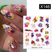 Load image into Gallery viewer, 1 Sheet Nail Water Decals Transfer Lavender Spring Flower Leaves Nail Art Stickers Nail Art Manicure DIY
