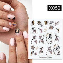 Load image into Gallery viewer, 1 Sheet Nail Water Decals Transfer Lavender Spring Flower Leaves Nail Art Stickers Nail Art Manicure DIY
