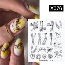 Load image into Gallery viewer, 1 Sheet Nail Water Decals Transfer Lavender Spring Flower Leaves Nail Art Stickers Nail Art Manicure DIY
