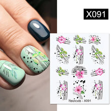 Load image into Gallery viewer, 1 Sheet Nail Water Decals Transfer Lavender Spring Flower Leaves Nail Art Stickers Nail Art Manicure DIY
