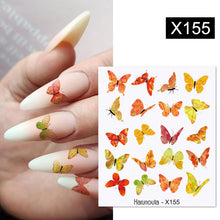 Load image into Gallery viewer, 1 Sheet Nail Water Decals Transfer Lavender Spring Flower Leaves Nail Art Stickers Nail Art Manicure DIY
