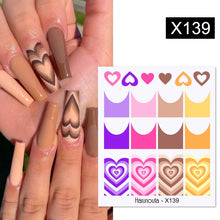 Load image into Gallery viewer, 1 Sheet Nail Water Decals Transfer Lavender Spring Flower Leaves Nail Art Stickers Nail Art Manicure DIY
