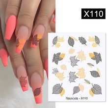 Load image into Gallery viewer, 1 Sheet Nail Water Decals Transfer Lavender Spring Flower Leaves Nail Art Stickers Nail Art Manicure DIY
