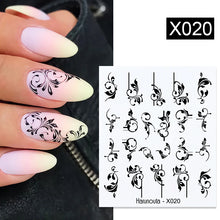 Load image into Gallery viewer, 1 Sheet Nail Water Decals Transfer Lavender Spring Flower Leaves Nail Art Stickers Nail Art Manicure DIY
