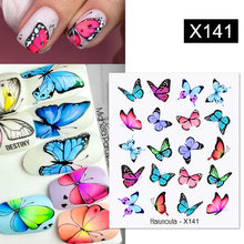 Load image into Gallery viewer, 1 Sheet Nail Water Decals Transfer Lavender Spring Flower Leaves Nail Art Stickers Nail Art Manicure DIY
