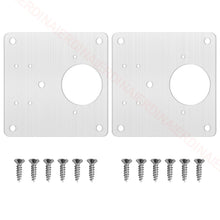 Load image into Gallery viewer, 1/2/4/8PCS Hinge Repair Plate Resistant Stainless Steel Furniture Mounted Plate Cabinet Door Hinges Repair Mount Tool
