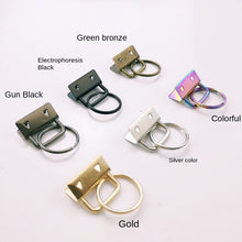 Load image into Gallery viewer, 10/60 PCS Lanyard Keychain Hardware Set Swivel Snap Hooks Colorful Key Fob, Keychain Fob Hardware for Wristlets Keychain Making
