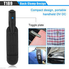 Load image into Gallery viewer, T189 Mini Camcorder Full Hd 1080P Camera Wearable Kleine Body Cam Dvr Digitale Dv Camera Video Recorder Ondersteuning Verborgen tf Card
