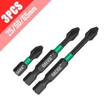 Load image into Gallery viewer, 1/2/3/6pcs Magnetic Batch Head Impact Strong Cross High Hardness 25/50/65/70/90mm Anti Non-slip WaterProof PH2 Screwdriver Set
