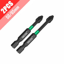 Load image into Gallery viewer, 1/2/3/6pcs Magnetic Batch Head Impact Strong Cross High Hardness 25/50/65/70/90mm Anti Non-slip WaterProof PH2 Screwdriver Set
