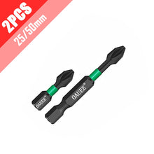 Load image into Gallery viewer, 1/2/3/6pcs Magnetic Batch Head Impact Strong Cross High Hardness 25/50/65/70/90mm Anti Non-slip WaterProof PH2 Screwdriver Set
