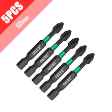 Load image into Gallery viewer, 1/2/3/6pcs Magnetic Batch Head Impact Strong Cross High Hardness 25/50/65/70/90mm Anti Non-slip WaterProof PH2 Screwdriver Set
