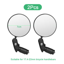 Load image into Gallery viewer, 1/2PCS Universal Bicycle Rearview Mirror Adjustable Rotate Wide-Angle Cycling Handlebar Rear View for MTB Road Bike Accessories
