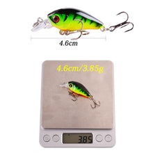 Load image into Gallery viewer, 1 PCS Minnow Fishing Lure 45mm 3.8g Crankbait Hard Bait Topwater Artificial Wobbler Bass Japan Fly Fishing Accessories
