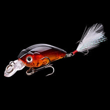 Load image into Gallery viewer, 1 PCS Minnow Fishing Lure 45mm 3.8g Crankbait Hard Bait Topwater Artificial Wobbler Bass Japan Fly Fishing Accessories
