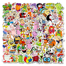 Load image into Gallery viewer, 1 Pack 90s Classic Cartoon Stickers Graffiti for Laptop Motorcycle Bike Car Guitar Skateboard Luggage Decal Kids Scrapbook Toys

