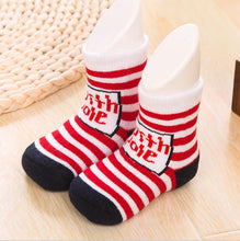 Load image into Gallery viewer, 1 Pair Cotton Winter Baby Girls Boys Kids Socks Children Terry Snowflake Elk Santa Claus Christmas Bear Gift Cheap Stuff clothes
