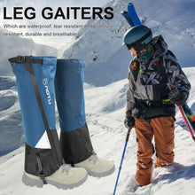 Load image into Gallery viewer, 1 Pair Leg Gaiters Waterproof Hiking Trekking Gaiters Camping Hiking Climbing Skiing Shoes Cover Snow Boot Legs Protection Guard
