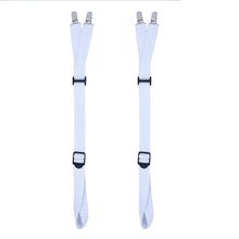 Load image into Gallery viewer, 1 Pair Men Shirt Stay Adjustable Shirts Holder Y Shape Leg Thigh Suspender with Non-slip Locking Clips Men Tucker Garters Strap
