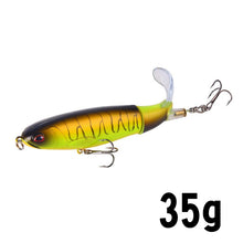 Load image into Gallery viewer, 1 Pcs 10cm/14cm Topwater Fishing Lure Whopper Popper Artificial Bait Hard Plopper Soft Rotating Tail Fishing Tackle Fishing Bait
