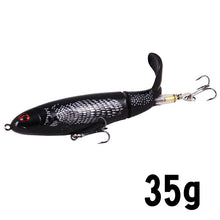 Load image into Gallery viewer, 1 Pcs 10cm/14cm Topwater Fishing Lure Whopper Popper Artificial Bait Hard Plopper Soft Rotating Tail Fishing Tackle Fishing Bait
