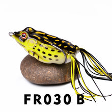 Load image into Gallery viewer, 1 Pcs 5G 8.5G 13G 17.5G Frog Lure Soft Tube Bait Plastic Fishing Lure with Fishing Hooks Topwater Ray Frog Artificial 3D Eyes
