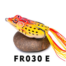 Load image into Gallery viewer, 1 Pcs 5G 8.5G 13G 17.5G Frog Lure Soft Tube Bait Plastic Fishing Lure with Fishing Hooks Topwater Ray Frog Artificial 3D Eyes
