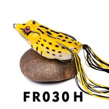 Load image into Gallery viewer, 1 Pcs 5G 8.5G 13G 17.5G Frog Lure Soft Tube Bait Plastic Fishing Lure with Fishing Hooks Topwater Ray Frog Artificial 3D Eyes
