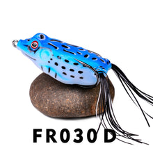 Load image into Gallery viewer, 1 Pcs 5G 8.5G 13G 17.5G Frog Lure Soft Tube Bait Plastic Fishing Lure with Fishing Hooks Topwater Ray Frog Artificial 3D Eyes
