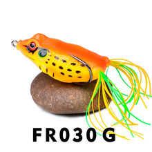 Load image into Gallery viewer, 1 Pcs 5G 8.5G 13G 17.5G Frog Lure Soft Tube Bait Plastic Fishing Lure with Fishing Hooks Topwater Ray Frog Artificial 3D Eyes
