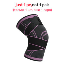 Load image into Gallery viewer, 1 Piece Of Sports Men&#39;s Compression Knee Brace Elastic Support Pads Knee Pads Fitness Equipment Volleyball Basketball Cycling
