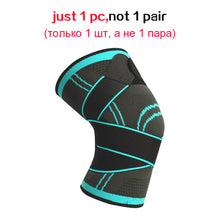 Load image into Gallery viewer, 1 Piece Of Sports Men&#39;s Compression Knee Brace Elastic Support Pads Knee Pads Fitness Equipment Volleyball Basketball Cycling
