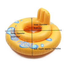 Load image into Gallery viewer, 1 Piece Round Summer kids baby Float Swim Ring  2 circles Hollow Swim Seat Ring Cartoon Float Swimming pool
