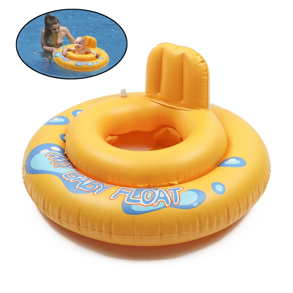 1 Piece Round Summer kids baby Float Swim Ring  2 circles Hollow Swim Seat Ring Cartoon Float Swimming pool