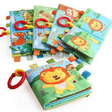 Load image into Gallery viewer, 1 pcs Baby Story Book Soft Cloth Book Educational Toy Baby Mobiles Cot Mobile Babe Toys bibi Sounder Insert Toddlers Toys!
