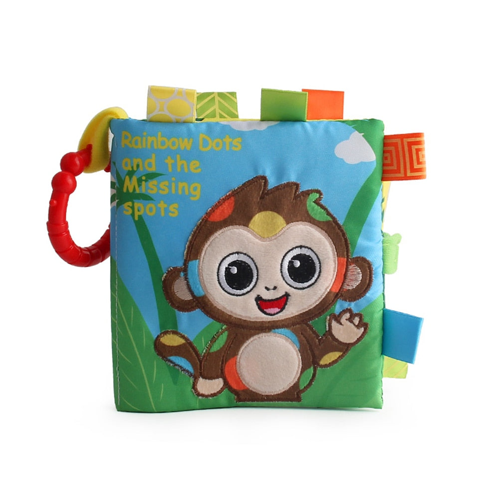 1 pcs Baby Story Book Soft Cloth Book Educational Toy Baby Mobiles Cot Mobile Babe Toys bibi Sounder Insert Toddlers Toys!