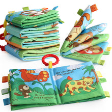 Load image into Gallery viewer, 1 pcs Baby Story Book Soft Cloth Book Educational Toy Baby Mobiles Cot Mobile Babe Toys bibi Sounder Insert Toddlers Toys!
