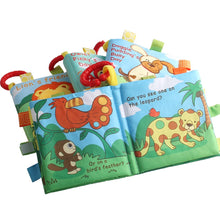Load image into Gallery viewer, 1 pcs Baby Story Book Soft Cloth Book Educational Toy Baby Mobiles Cot Mobile Babe Toys bibi Sounder Insert Toddlers Toys!
