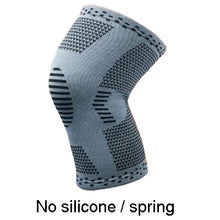 Load image into Gallery viewer, 1 pcs Knee Patella Protector Brace Silicone Spring Knee Pad Basketball Running Compression Knee Sleeve Support Sports Kneepads
